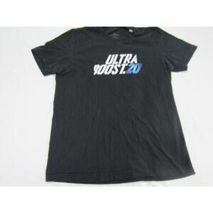 Adidas Amplifier Tee Adult Black Top Women's Medium Knit Graphic Print